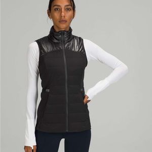 Lululemon Down for It All Vest 8 Black